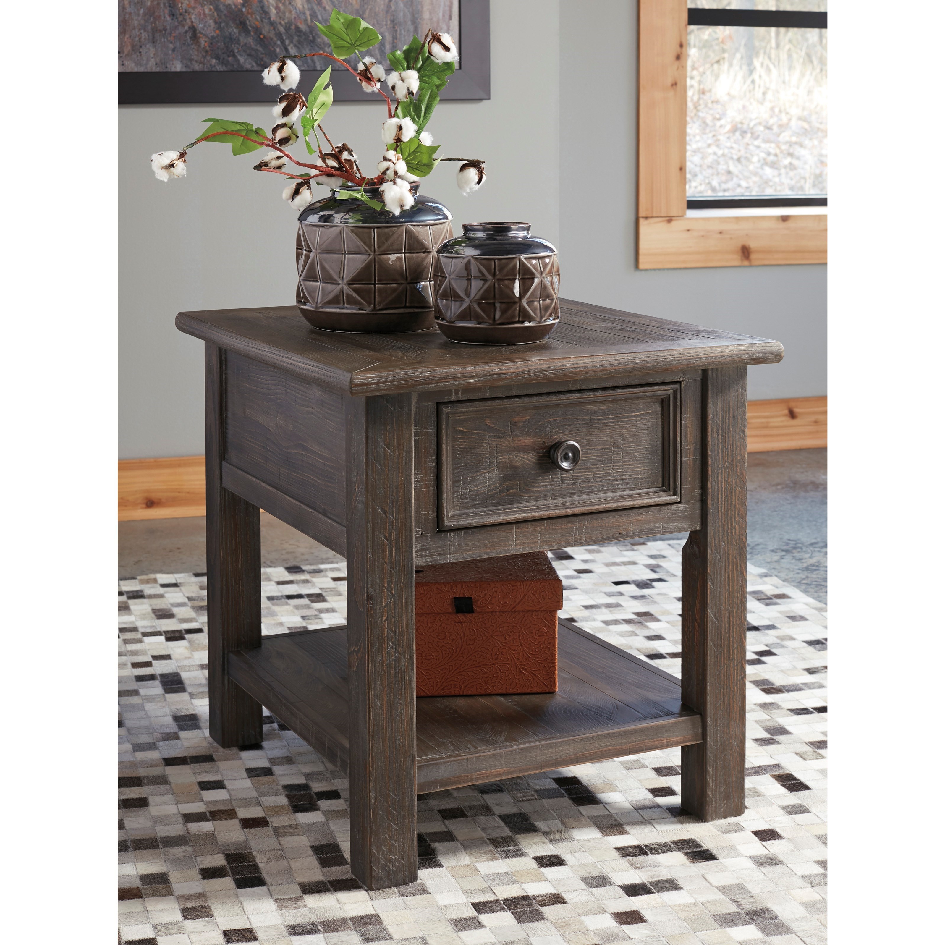 Signature Design by Ashley Wyndahl ASHLT6483 Rectangular End Table